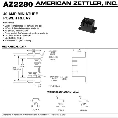 zettler mini power relay az  af  vac vdc universal  ac volt ebay