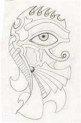 Tattoo Horus Eye Sketch Egyptian Drawings Designs Sketches Tattoos Coloring Deviantart Outline Drawing Cool Owl Ra Eyes Men Tribal Pencil sketch template