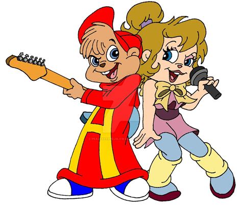 Alvin And Brittany Jammin By Peacekeeperj3low On Deviantart