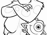 Mike Coloring Pages Sulley Sully Getcolorings Color Getdrawings sketch template