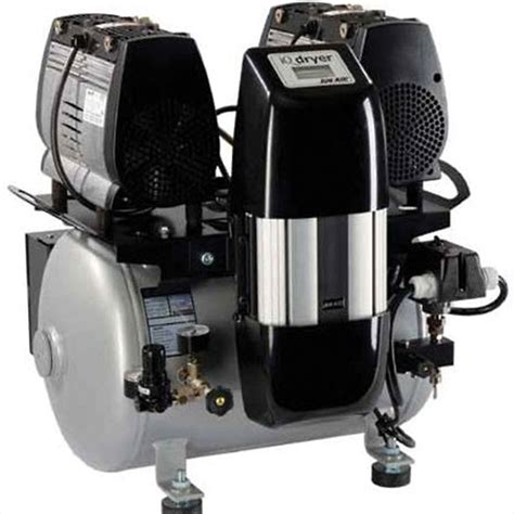 jun air oilless piston air compressor  dryer   tank    davis instruments