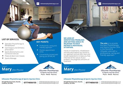 physical therapy flyer template free printable templates