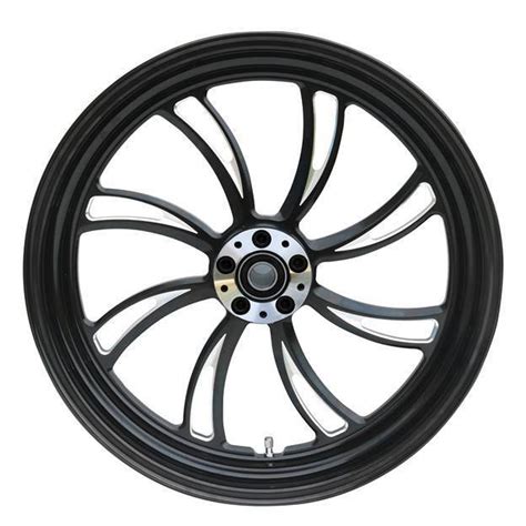 ultima black cut vortex  front dual disc wheel  harley custom models  sale