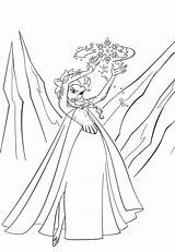 Elsa Coloring Pages Disney Queen Walt Fanpop Characters Frozen sketch template