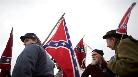 confederate flag lovers try to reclaim civil war site