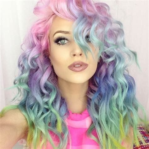 Let S Delve Into The Rainbow Hair Trend Shall We