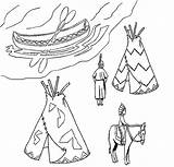 Coloring Native Pages American Indian Kids Printables Designs Americans Color Print Clipart Printable Thanksgiving Children Library Preschoolers Easy Popular Coloringhome sketch template