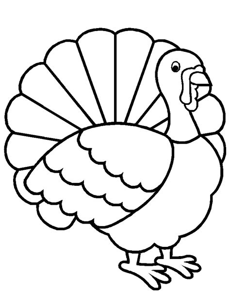 turkeys colouring pages
