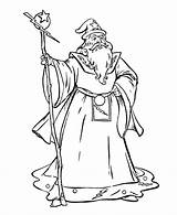 Wizard Zauberer Magier Dorothy Ausmalbild Wizards Magicians Coloringhome Letzte sketch template