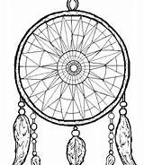 Coloring Pages Dream Catcher Native American Printable Dreamcatcher Adult Wolf Catchers Symbols Mandala Line Drawing First Southwest Simple Print Colouring sketch template