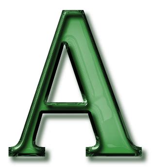 alphabets vert