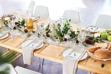 proper   set  formal dinner table