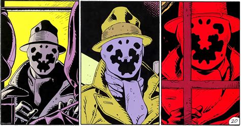 In Watchmen Rorschach S Face Is Different In Every Panel Because The