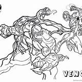 Venom Lineart 09tuf sketch template