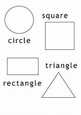 Preschool Geometriche Figurer Geometrica Tracing sketch template