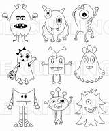 Monster Monstertjes Halloween Welke Nl Afkomstig Van sketch template