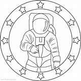 Astronaut Weltraum Emblem Ausmalbilder Kinder Ausmalen Weltall Kindergarten Planeten Malvorlage Raketenstart Xcolorings Astronauts Mission Löydä Kaynak sketch template