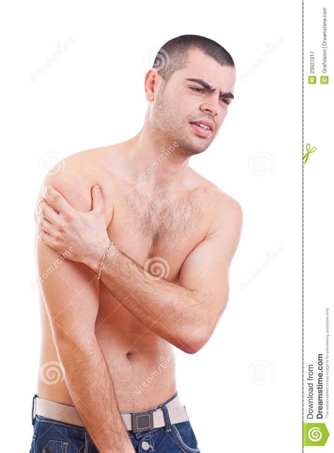 arm pain stock image image  standing medical adult