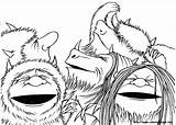 Wild Viven Monstruos Pintar Beasts sketch template