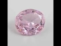 noor ul ain diamond  ct pale pink oval brilliant   vijayanagara mines  india