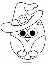Owl Coloringpage sketch template