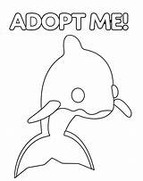 Adopt Dolphin Colorir Desenhos Ausmalbilder Fins Imprime Perro sketch template