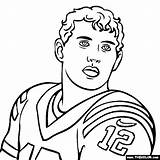 Coloring Aaron Pages Colts Rodgers Indianapolis Drawing Luck Andrew Football Template Popular Clipartmag sketch template