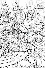 Avengers Ausmalbilder Coloring Marvel Pages Spiderman Captan Amerika Superhero Vingadores Colorir Cartoon Disney Choose Board sketch template