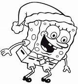 Spongebob Coloring Pages Christmas Fun Squarepants Movie Colouring Color Family Print Easter Printable Karate sketch template