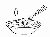 Rice Crispy Arroz Template Coloring sketch template