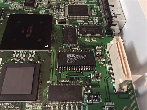 entire chip replacement   region  bios rdreamcast