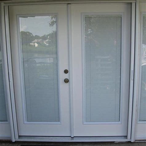 exterior glass door  blinds  comprehensive guide glass door ideas