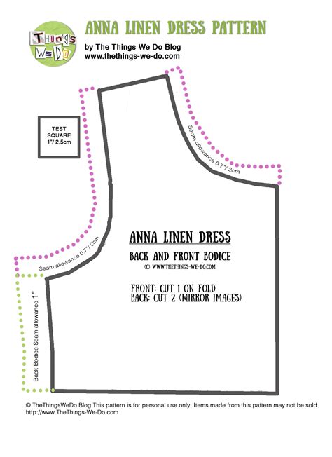 anna linen dress  pattern    blog