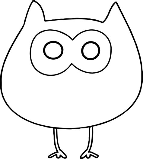 owl  autumn  party decor crafts   coloring page
