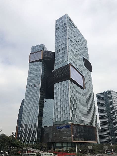 tencent seafront towers shenzhen china revilbuildings