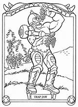Coloring Pages Man He Jaw Trap Universe Masters Book Motu Boys Choose Board Birthday sketch template