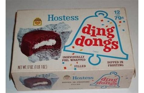 an unopened box of ding dongs with frosting on the outside and inside
