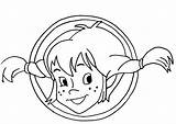 Pippi Longstocking Coloring Pages Fun Kids sketch template