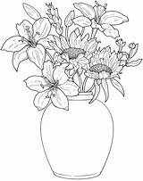 Fleur Visiter sketch template