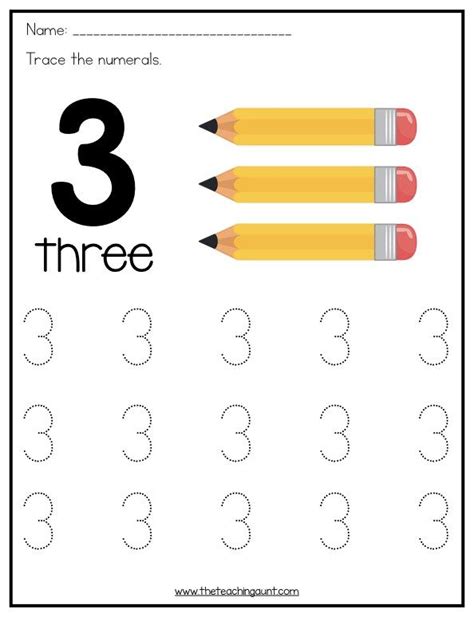 number  worksheets  preschoolers worksheets joy