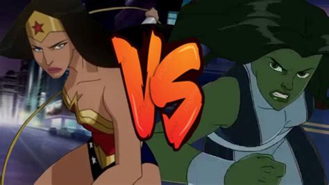 Wonder Woman Vs She Hulk Youtube