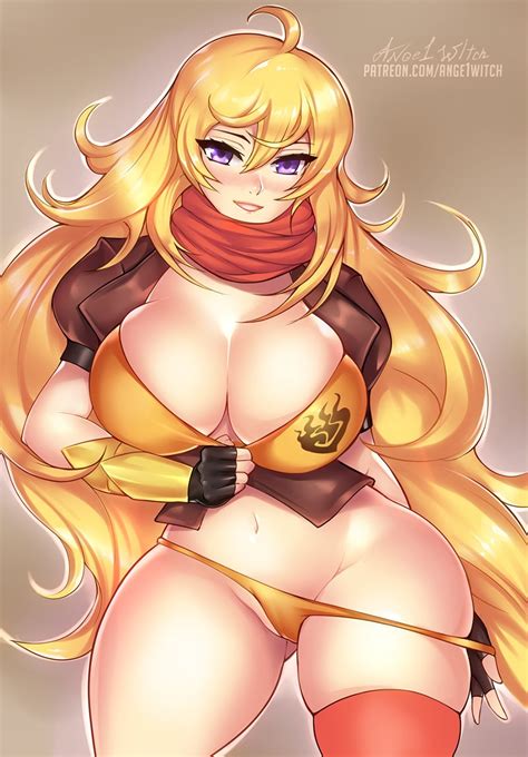 Rule 34 1girls Ange1witch Big Breasts Blonde Hair Blush Bra Breasts