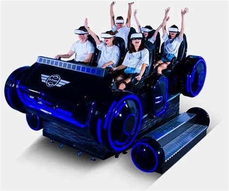 Virtual Reality Standing Roller Coaster 3 Seats Virtual Reality