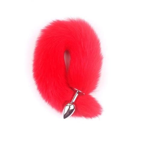 Sexy Fox Tail Butt Plug Anal Toys For Women Men Stainles Steel Smooth