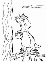 Ice Age Coloring Pages Getcolorings sketch template