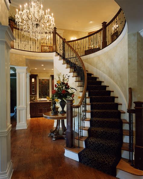 foyer   custom house plans  studer residential designs