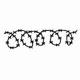 Wire Draw Barbed Barb Clipart Jpeg sketch template