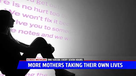 women in west michigan raising awareness of moms committing suicide