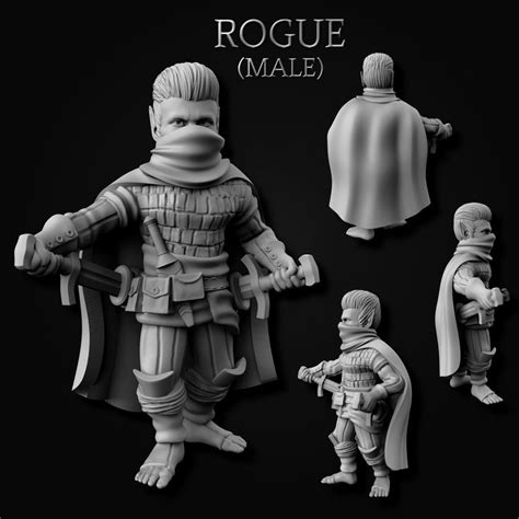 Gnome Rogue Gnomish Adventurers Dungeons And Dragons Fantasy Etsy In