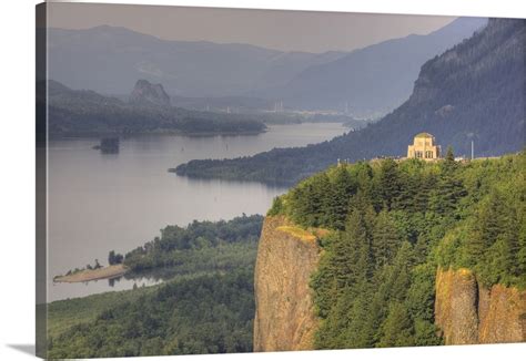 Oregon Columbia River Gorge Vista House At Crown Point
